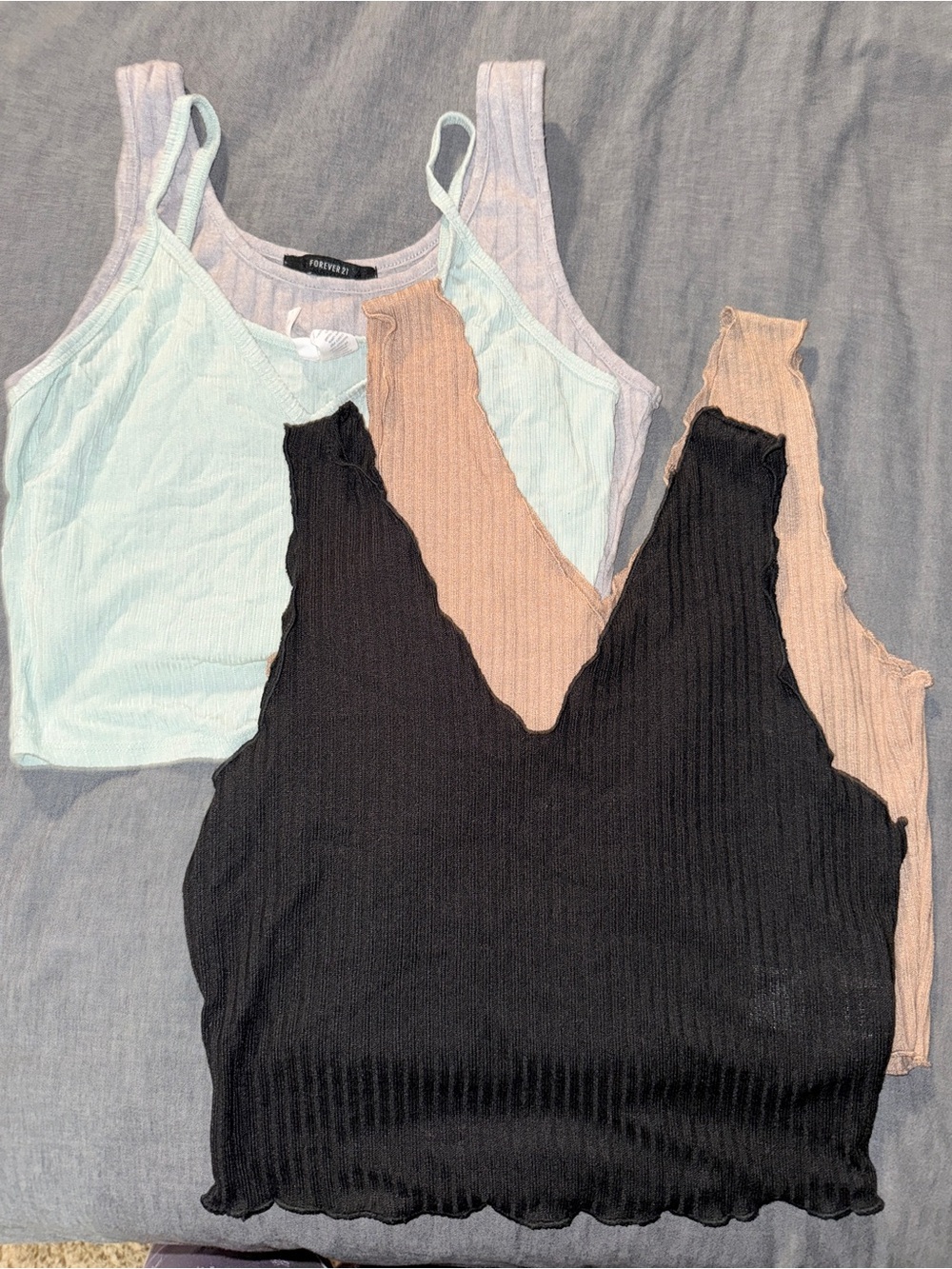 Basics Lot Of 5 In Black, Mint, Beige, Brown, Grey